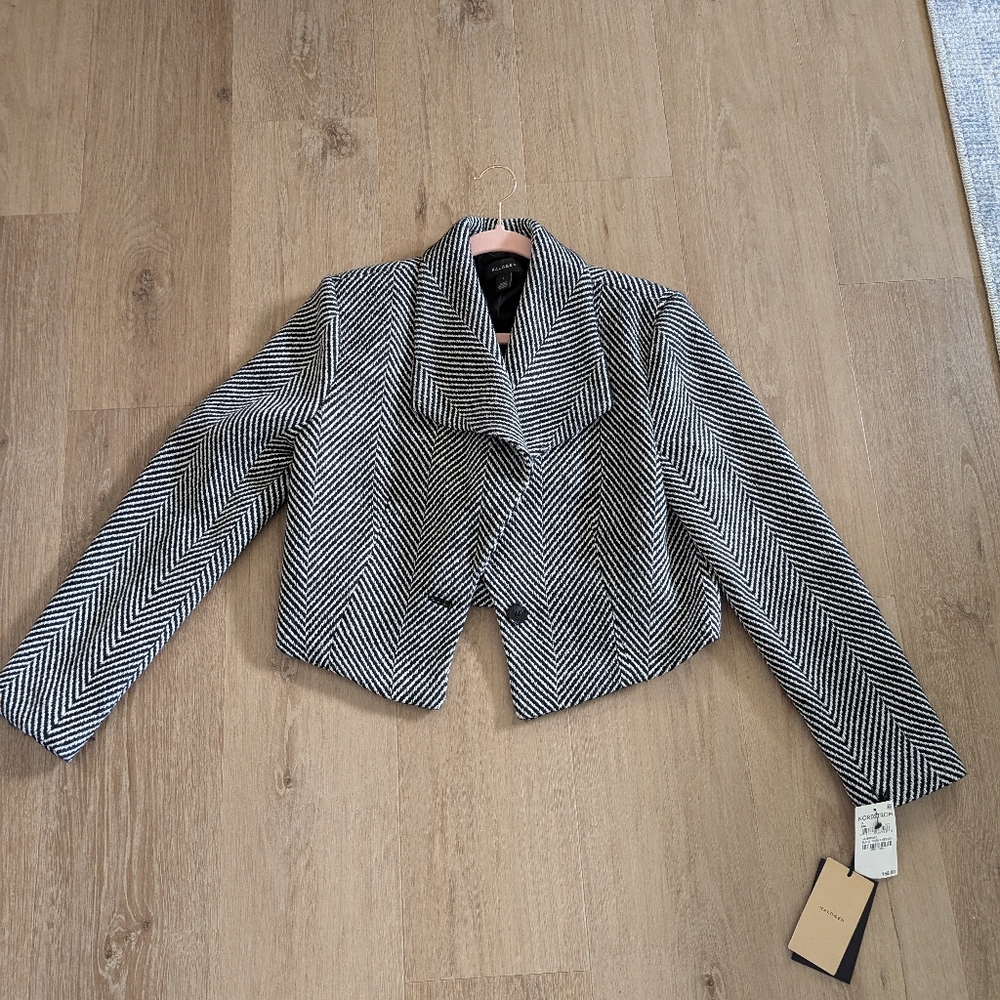 Halogen Cropped Asymmetrical Blazer - NWT